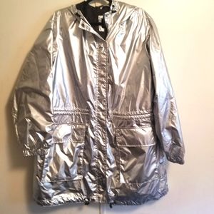 Lane Bryant Jacket, silver metallic, size 14/16, NWOT